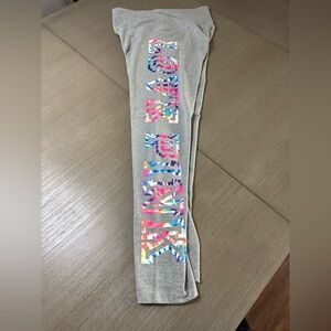 PINK Victoria's Secret Leggings with Colorful Logo